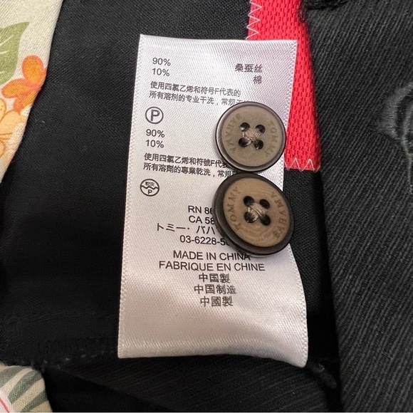 TOMMY BAHAMA SILK COTTON TROUSER SHORTS SIZE 33 - Picture 8 of 9